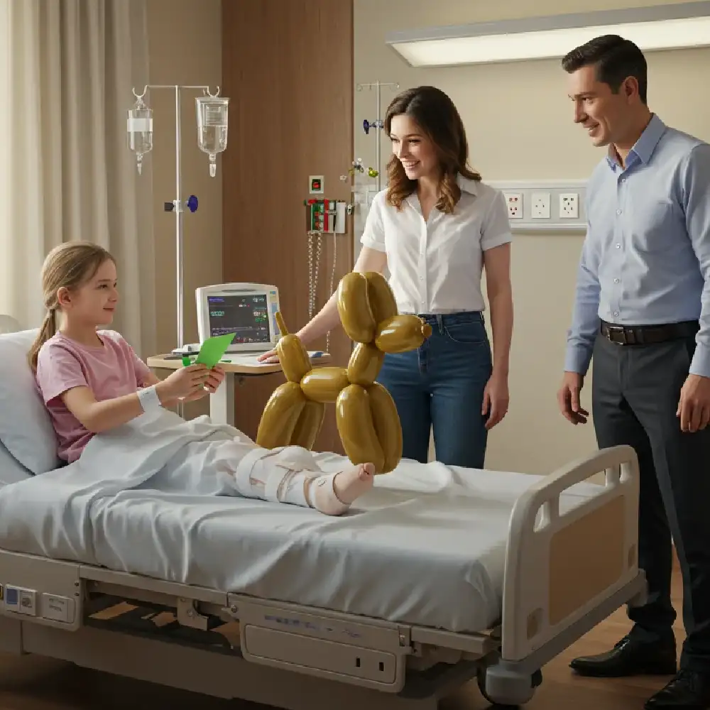 Aufmunterung für Patienten