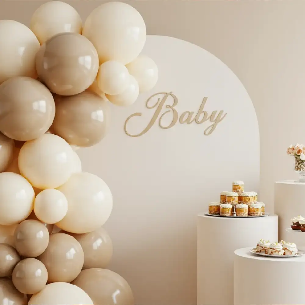 Sanfte Ballon-Dekorationen