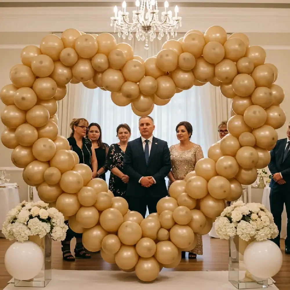 Ballonskulpturen mit Herz